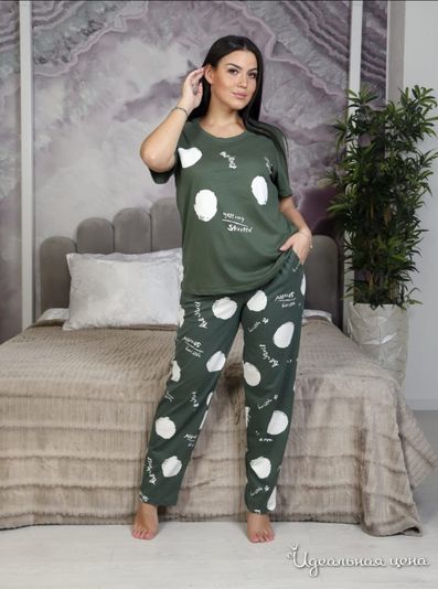 Комплект домашней одежды Sweet Home, цвет Зеленый
