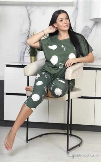 Комплект домашней одежды Sweet Home, цвет Зеленый
