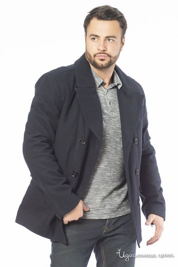 Пальто Zara, цвет синий