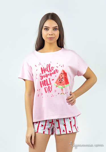 Комплект домашней одежды TRIKOTEL, цвет розовый