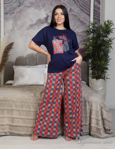  Sweet Home, цвет синий/клетка