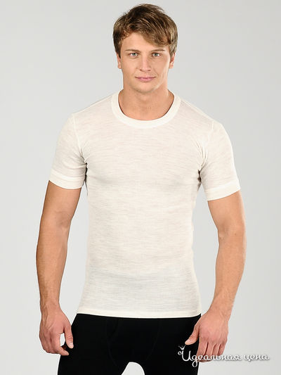 Футболка Infil, цвет цвет бежевый меланж