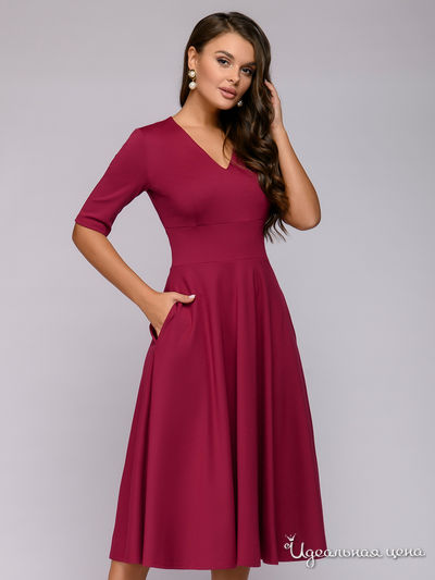  D&M by 1001DRESS, цвет бордовый
