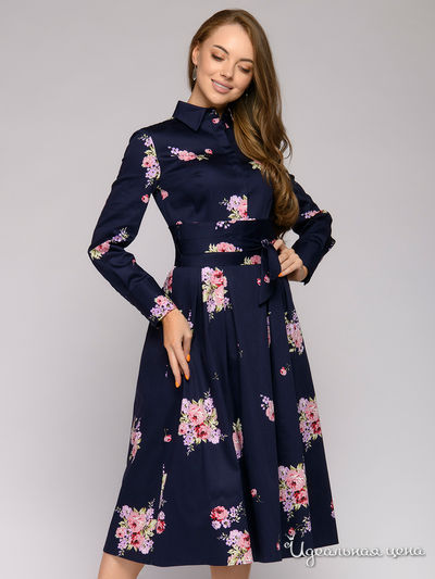  D&M by 1001DRESS, цвет темно-синий (принт)
