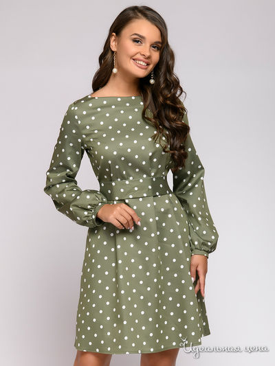  D&M by 1001DRESS, цвет фисташковый (принт)