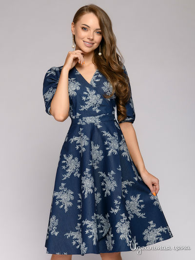  D&M by 1001DRESS, цвет синий (принт)