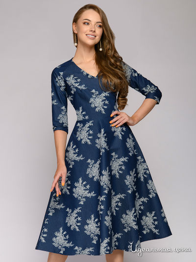  D&M by 1001DRESS, цвет синий (принт)