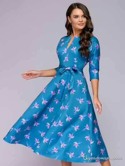  D&M by 1001DRESS, цвет голубой (принт)