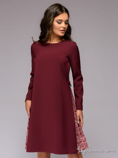  D&M by 1001DRESS, цвет бордовый / принт