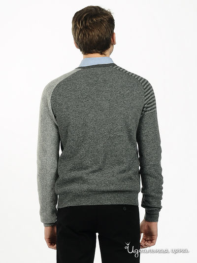 Пуловер Moschino мужской, цвет светло-серый