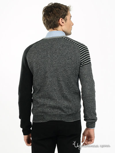 Пуловер Moschino мужской, цвет серый