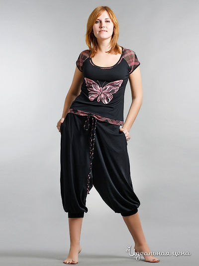 Комплект Pikanto, цвет цвет черный / розовый принт