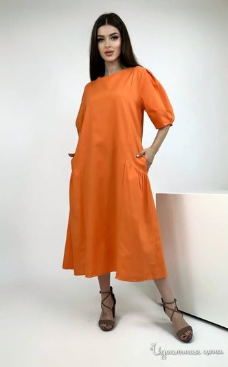 Платье Mario Enzo, цвет оранжевый