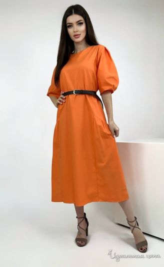 Платье Mario Enzo, цвет оранжевый