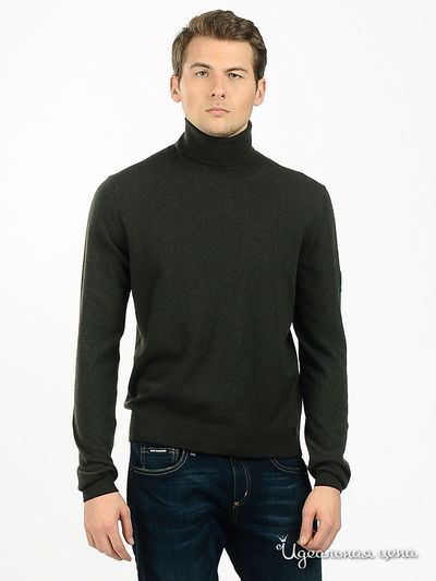 Водолазка Moschino, цвет цвет зеленый