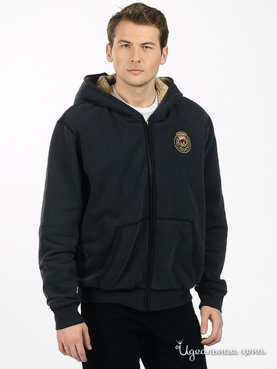 Толстовка Moschino, цвет цвет сине-серый