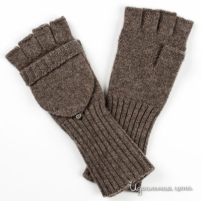 варежки Silkwool, цвет цвет коричневый