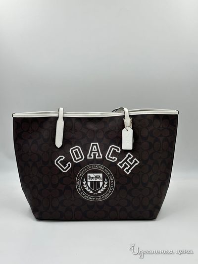  COACH, цвет коричневый