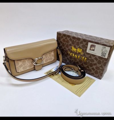  COACH, цвет бежевый