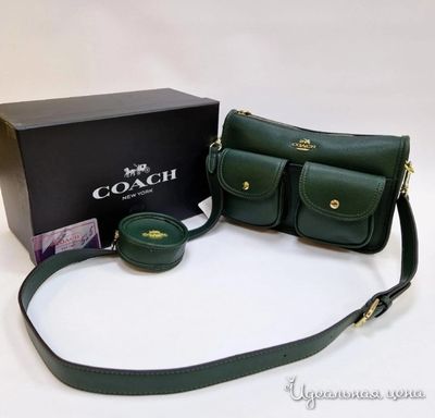  COACH, цвет зеленый