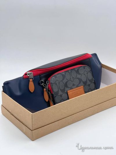  COACH, цвет синий