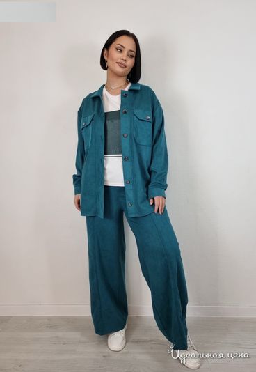  PLUS SIZE, цвет бирюзовый