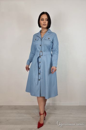  PLUS SIZE, цвет голубой