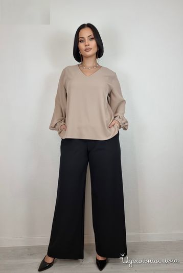  PLUS SIZE, цвет бежевый/черный