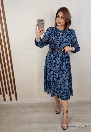  PLUS SIZE, цвет синий