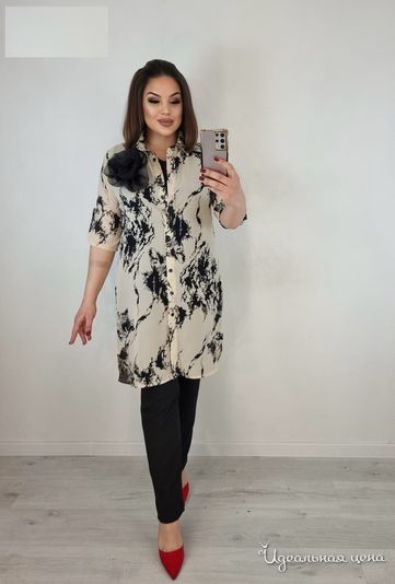  PLUS SIZE, цвет бежевый