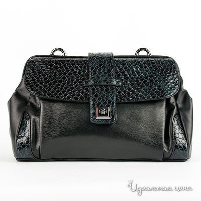 Сумка Leo Ventoni, цвет цвет черный / зеленый