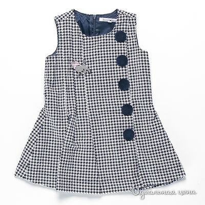 Платье Silvian Heach, цвет цвет белый / принт гусиная лапка