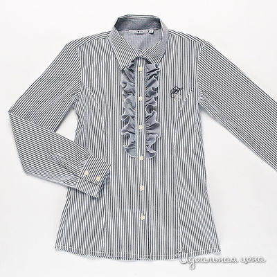 Рубашка Silvian Heach, цвет цвет белый / принт полоска