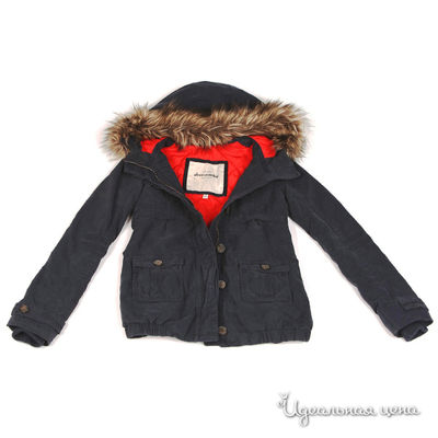 Куртка Abercrombie, цвет цвет темно-серый