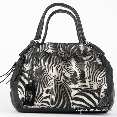 Сумка Savio, цвет цвет черный / серебристый