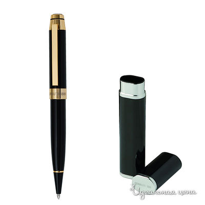 Ручка шариковая Cerutti ручки &quot;HERITAGE GOLD&quot; мужская, цвет черный