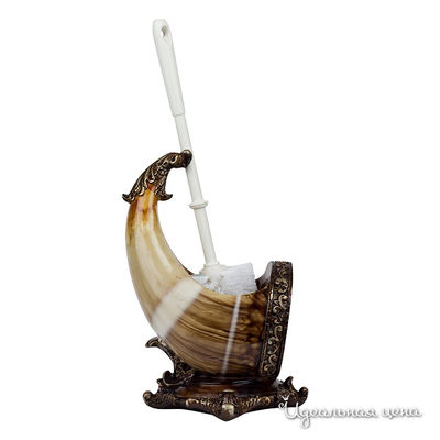 Ершик для туалета Primary, цвет цвет коричневый / белый