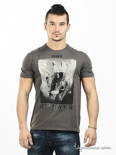 Футболка Gaudi, цвет цвет хаки