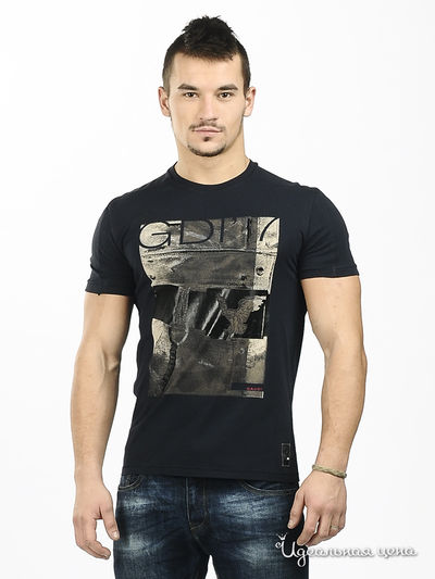 Футболка Gaudi, цвет цвет синий