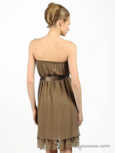 Платье GAUDI женское, цвет бежево-коричневый