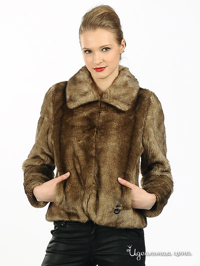 Полушубок Gaudi, цвет цвет коричневый