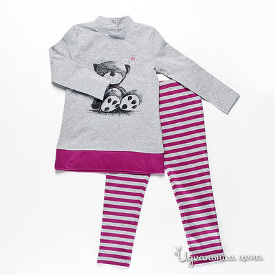 Комплект Dodipetto, цвет цвет серый меланж / фуксия