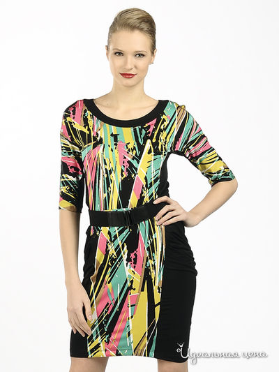 Платье BCBG MAXAZRIA, цвет цвет мультиколор