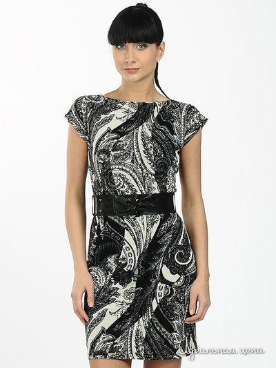 Платье Koton&amp;Ole женское, цвет черный / белый