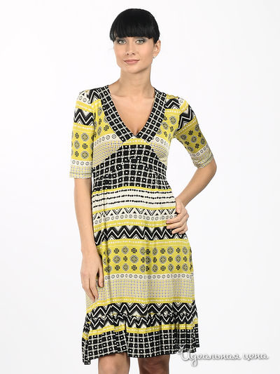 Платье Koton&Ole, цвет цвет желтый / черный