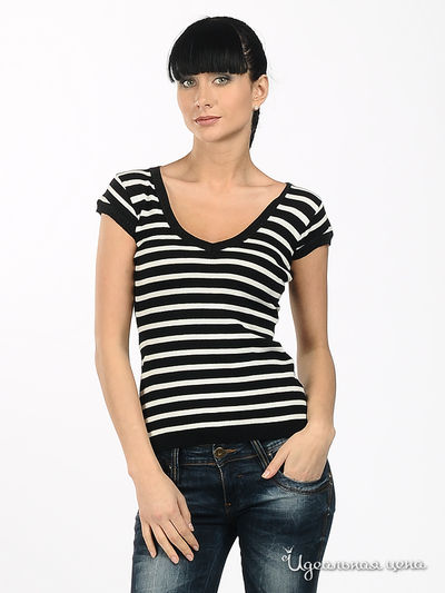 Футболка Koton&Ole, цвет цвет черный / принт полоска