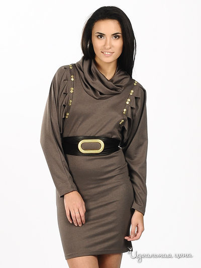 Платье Fervente, цвет цвет коричневый