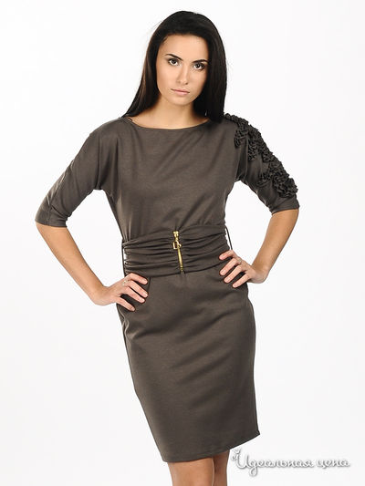 Платье Fervente, цвет цвет коричневый