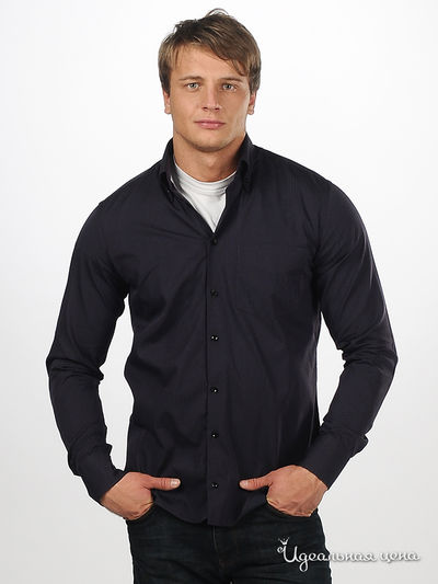 рубашка Blend&Joop, цвет цвет серый / фиолетовый