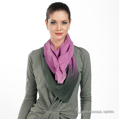 Платок Laura Biagiotti шарфы, цвет цвет серый / сиреневый